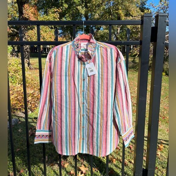 XiRENA Jensen Shirt in Pink Sunrise NWT - Picture 6 of 13